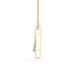 Rose Gold 1Ct Cluster Marquise Lab Grown Diamond Xerelle Pendant