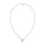 Rose Gold Pave Heart Lab Grown Diamond Zorex Pendant