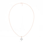 Clover Pendant Pear Lab Grown Diamond Four Petal Clover