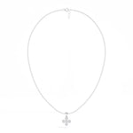 Clover Pendant Pear Lab Grown Diamond Four Petal Clover