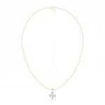 Clover Pendant Pear Lab Grown Diamond Four Petal Clover