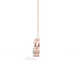 Round Lab Grown Diamond Interlocking Link Liena Pendant