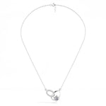 Round Lab Grown Diamond Interlocking Link Liena Pendant