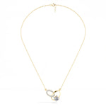 Round Lab Grown Diamond Interlocking Link Liena Pendant