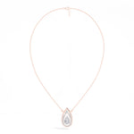 Pear Halo Lab Grown Diamond Isadora Pendant