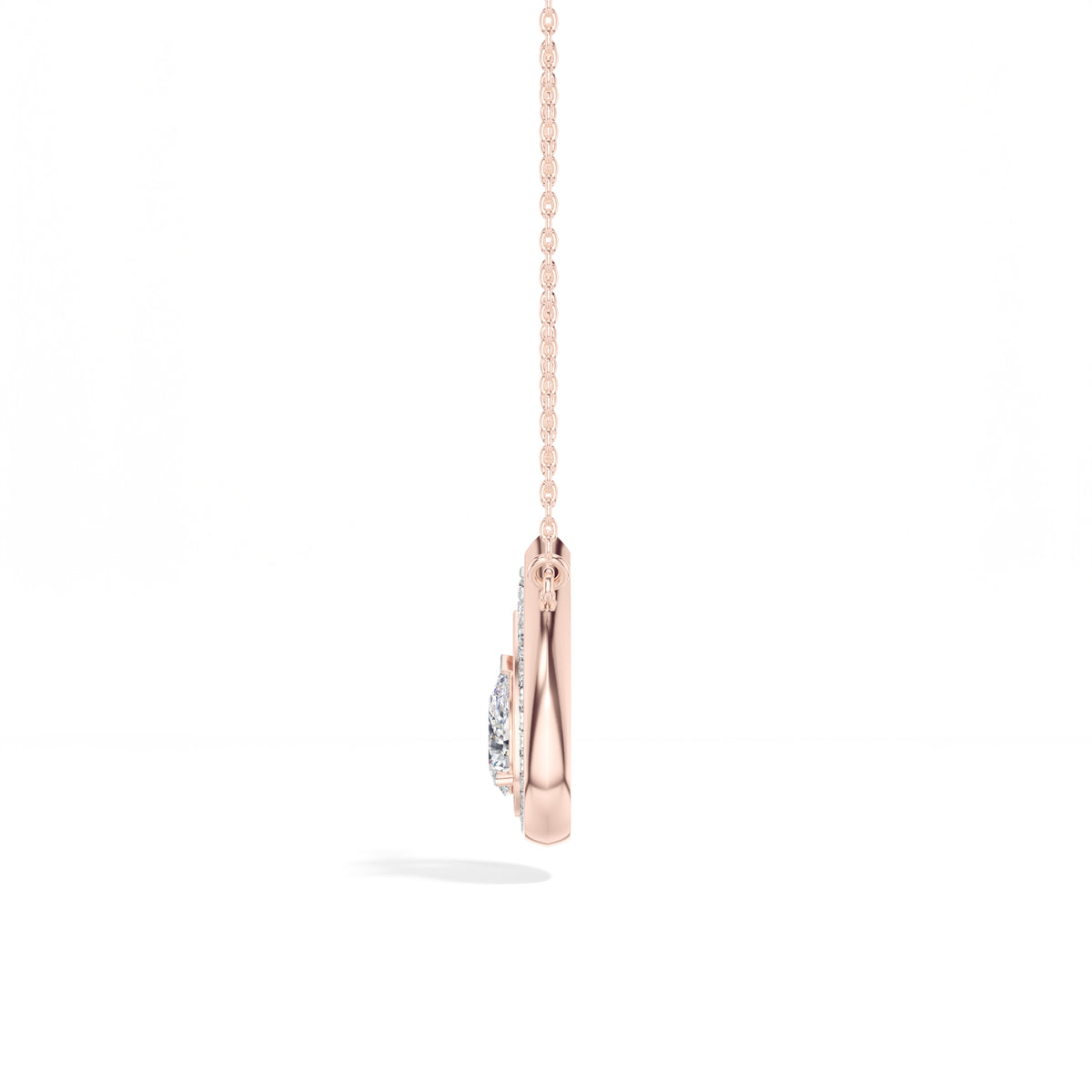 Pear Halo Lab Grown Diamond Isadora Pendant