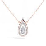 Pear Halo Lab Grown Diamond Isadora Pendant