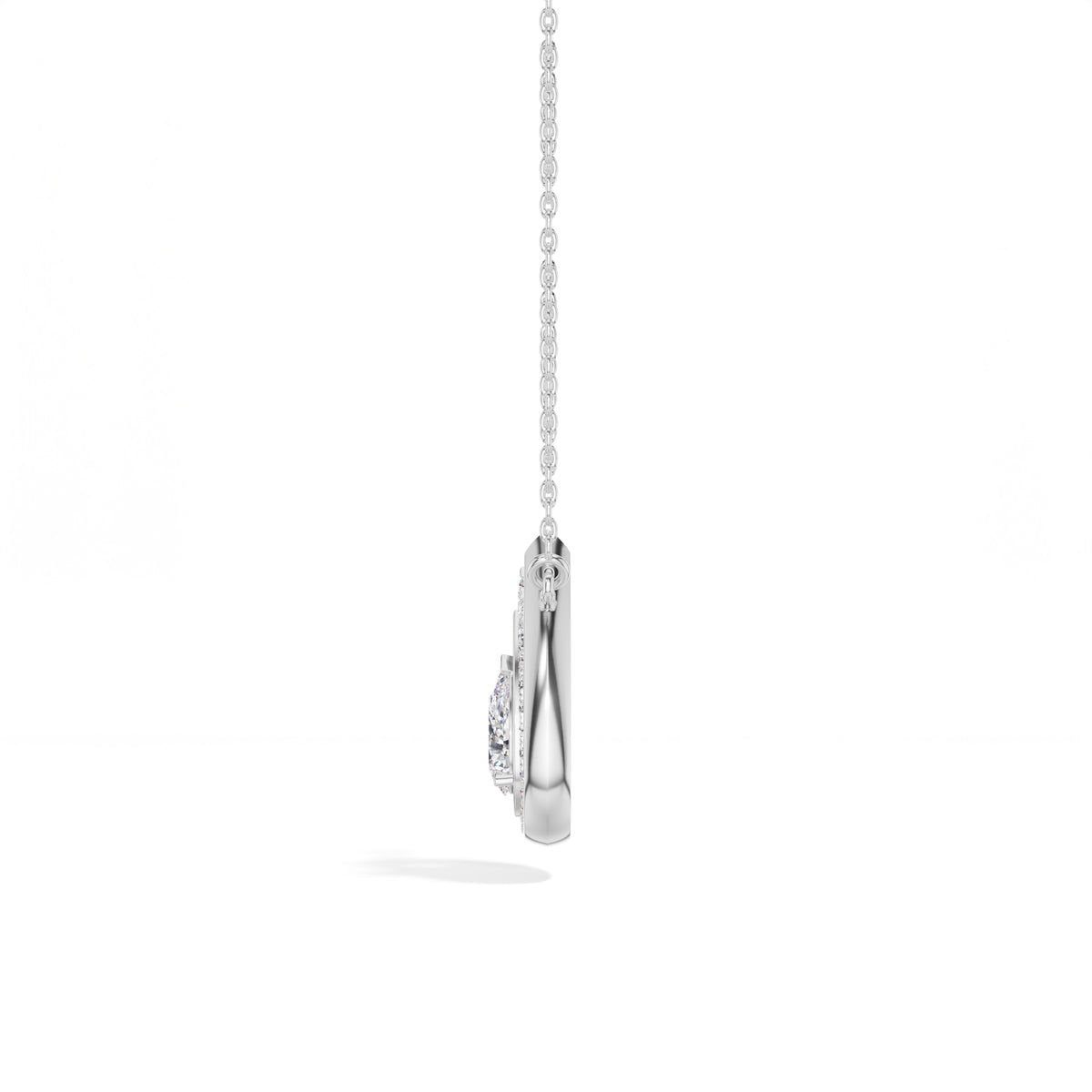 Pear Halo Lab Grown Diamond Isadora Pendant