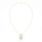 Pear Halo Lab Grown Diamond Isadora Pendant