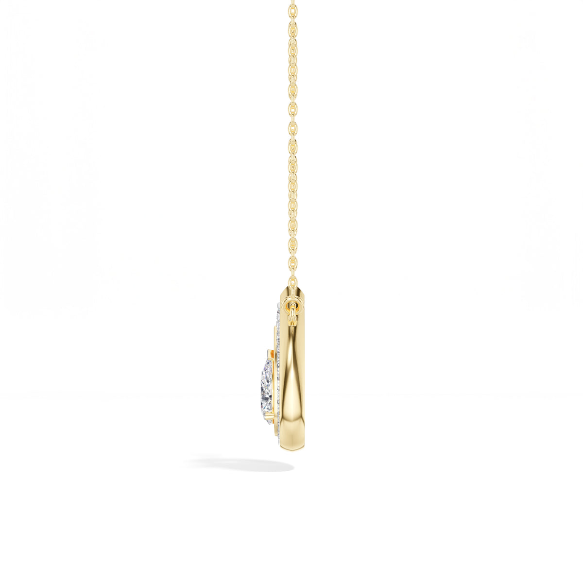 Pear Halo Lab Grown Diamond Isadora Pendant
