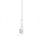Princess-Cut Lab Grown Diamond Sculptural Pendant Kestrel Necklace 