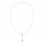 Pear Drop Lab Grown Diamond Pendant Wren Necklace
