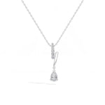 Pear Drop Lab Grown Diamond Pendant Wren Necklace