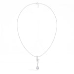 Pear Drop Lab Grown Diamond Pendant Wren Necklace