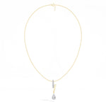 Pear Drop Lab Grown Diamond Pendant Wren Necklace