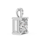 Gold 0 5Ct Princess Lab Grown Diamond Sabea Pendant