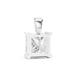Gold 0 5Ct Princess Lab Grown Diamond Sabea Pendant