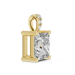 Gold 0 5Ct Princess Lab Grown Diamond Sabea Pendant