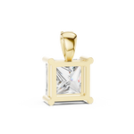 Gold 0 5Ct Princess Lab Grown Diamond Sabea Pendant