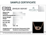 SGL certification for lab grown diamond jewellery