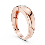 Gold Bezel Setting Round Lab Grown Diamond Kyren Ring