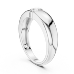 Gold Bezel Setting Round Lab Grown Diamond Kyren Ring