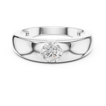 Gold Bezel Setting Round Lab Grown Diamond Kyren Ring