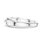 Gold Channel Setting Round Lab Grown Diamond Zevar Ring