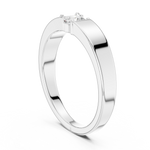 Gold Bezel Round Lab Grown Diamond Nexor Ring
