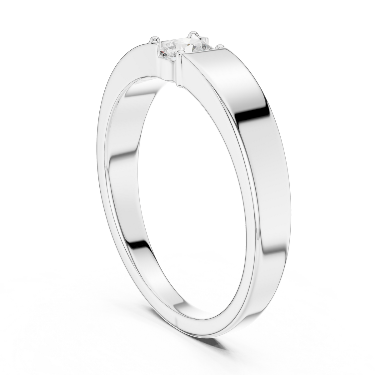 Gold Bezel Round Lab Grown Diamond Nexor Ring