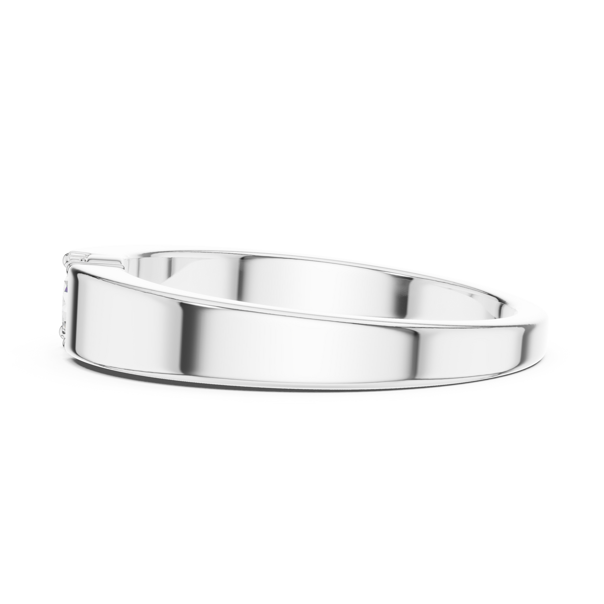 Gold Bezel Round Lab Grown Diamond Nexor Ring
