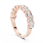 Gold Eternity Baguette Band Lab Grown Diamond Azora Ring