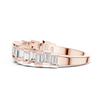 Gold Eternity Baguette Band Lab Grown Diamond Azora Ring