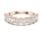 Gold Eternity Baguette Band Lab Grown Diamond Azora Ring