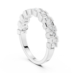 Gold Eternity Baguette Band Lab Grown Diamond Azora Ring