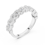 Gold Eternity Baguette Band Lab Grown Diamond Azora Ring