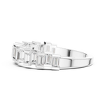 Gold Eternity Baguette Band Lab Grown Diamond Azora Ring