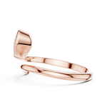 Gold 1Ct Solitaire Bezel Pear Lab Grown Diamond Oryxe Ring