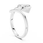 Gold 1Ct Solitaire Bezel Pear Lab Grown Diamond Oryxe Ring