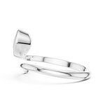Gold 1Ct Solitaire Bezel Pear Lab Grown Diamond Oryxe Ring