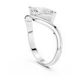 Gold Solitaire Marquise Lab Grown Diamond Arlen Ring