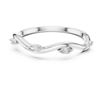 Gold Collet Band Marquise Lab Grown Diamond Lomix Ring