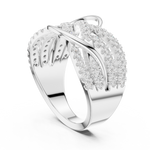 Gold Infinity Pave Round Lab Grown Diamond Seriq Ring