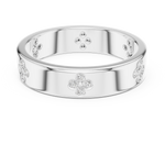 Gold Floral Band Round Lab Grown Diamond Zyvra Ring