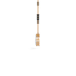 Rose Gold 1 50Ct Graduated Prong Pear Lab Grown Diamond Qyra Mangalsutra
