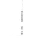 White Gold 2Ct Round Heart Dangle Lab Grown Diamond Orlena Pendant