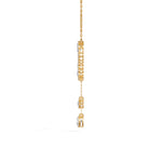 Yellow Gold 2Ct Round Heart Dangle Lab Grown Diamond Orlena Pendant