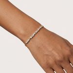 Gold 1 5Ct Tennis Chain Multi Lab Grown Diamond Saba Bracelet