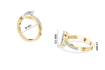 Marquise Pave Lab Grown Diamond Selara Engagement Ring