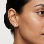 Gold Petal Cluster Round Lab Grown Diamond Sivon Earring
